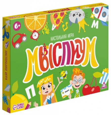 Игра настольная на объяснение слов «Мыслиум», 50 карт, 6+ Игра настольная на объяснение слов «Мыслиум», 50 карт, 6+