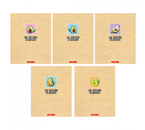 Тетрадь общая А5, 48 л. на скобе «АвоКотики», 160×203 мм, клетка, ассорти