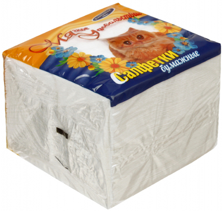 Салфетки сервировочные Exclusive, 24*23 см, 100 шт., белые