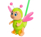 Каталка на палочке Sima-Land, 16×15×24 см (ручка 40 см), «Забавная бабочка», ассорти