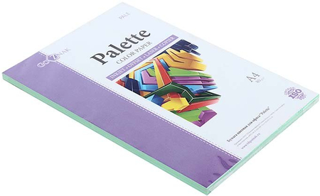 Бумага офисная цветная Palette Pastel, А4 (210*297 мм), 80 г/м2, пастель, 100 л., зеленая
