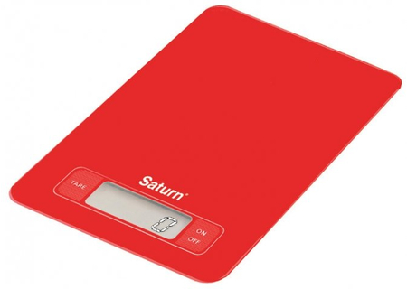 Весы кухонные Saturn ST-KS7235, красные
