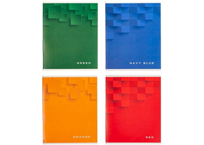 Тетрадь общая А5, 48 л. на скобе Green, Blue, Orange, Red, 165×205 мм, клетка, ассорти Тетрадь общая А5, 48 л. на скобе Green, Blue, Orange, Red, 165×205 мм, клетка, ассорти