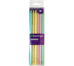 Карандаш чернографитный Berlingo Flexy Pastel, твердость грифеля ТМ, без ластика, корпус ассорти Карандаш чернографитный Berlingo Flexy Pastel, твердость грифеля ТМ, без ластика, корпус ассорти