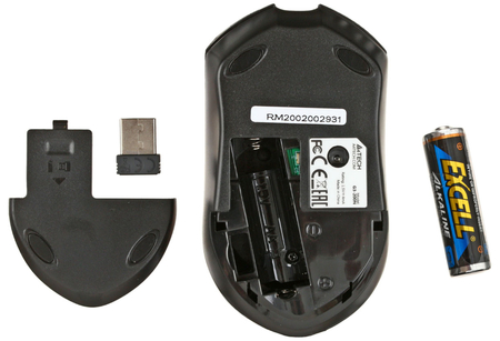 Клавиатура и мышь A4Tech 4200N, беспроводные, черные