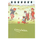 Скетчбук на гребне «Попурри» (А6), 100 л., «Уэйн. Удар по мячу»