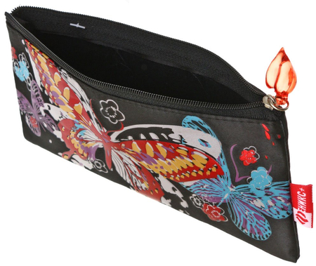 Пенал однокамерный «Феникс+», 195*90 мм, «Красивая бабочка», черный Пенал однокамерный «Феникс+», 195*90 мм, «Красивая бабочка», черный