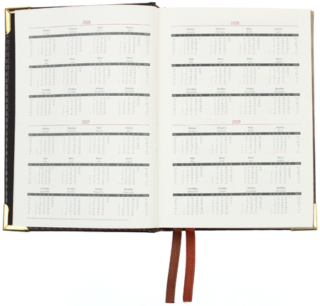 Ежедневник датированный на 2026 год Delucci (А6), 110*160 мм, 184 л., коричневый Ежедневник датированный на 2026 год Delucci (А6), 110*160 мм, 184 л., коричневый