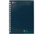 Книжка записная на гребне «Офисный стиль», 105*145 мм, 80 л., клетка, «Синий»