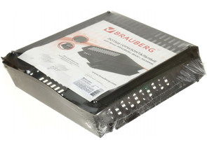 Набор из двух лотков горизонтальных Brauberg Maxi, 355×270×60 мм, черный