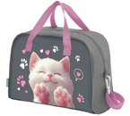 Шопер (сумка) Brauberg Kids для дополнительных занятий, 350×250×150 мм, «Кот-мурлыка»
