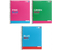 Тетрадь общая А5, 96 л. на гребне «Моноколор. Colorblock», 165*203 мм, клетка, ассорти