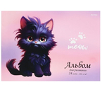 Альбом для рисования А4 Prof-Press, 24 л., «Котики. Микс-4758»