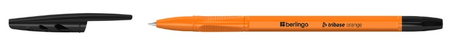 Ручка шариковая Berlingo Tribase Orange, корпус оранжевый, стержень черный