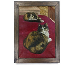 Картина Tabby Cats (Джонс А.С.), 40×30 см, холст, масло (живопись)