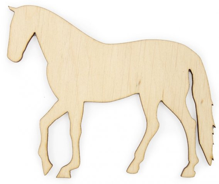 Заготовка для творчества деревянная «Палитра. Животные», «Лошадь», 11*9 см