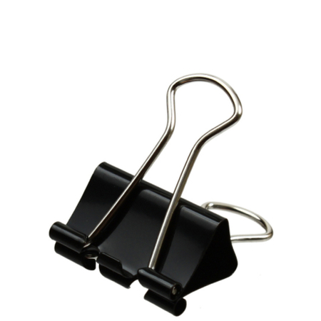 Зажим для бумаг Proff, 25 мм, до 100 л., черный