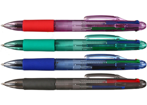 Ручка шариковая автоматическая многофункциональная OfficeSpace, корпус ассорти, 4 стержня Ручка шариковая автоматическая многофункциональная OfficeSpace, корпус ассорти, 4 стержня