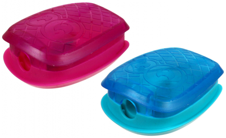 Точилка пластиковая Maped Pulse, 1 отверстие, с контейнером, ассорти