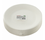 Тарелки одноразовые столовые Laima, диаметр 23 см, 100 шт., белые