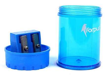 Точилка пластиковая Forpus, 2 отверстия, с контейнером Точилка пластиковая Forpus, 2 отверстия, с контейнером