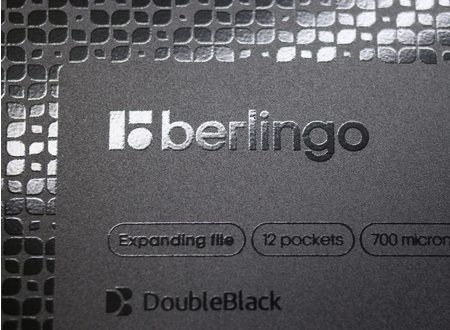Папка пластиковая объемная 12 отделений Berlingo DoubleBlack, толщина пластика 0,7 мм, черная Папка пластиковая объемная 12 отделений Berlingo DoubleBlack, толщина пластика 0,7 мм, черная