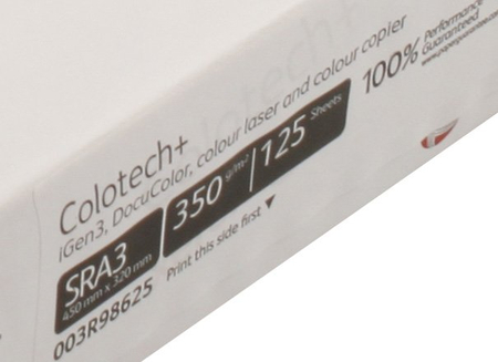 Бумага офисная Xerox Colotech+ Uncoated (без покрытия), SRА3 (450*320 мм), 350 г/м2, 125 л. 