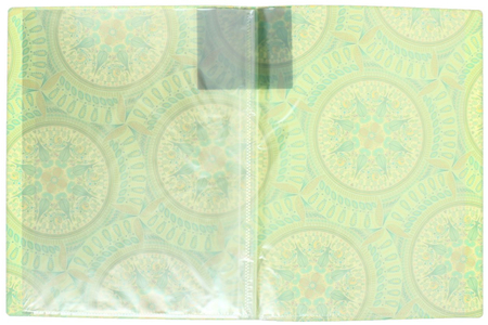 Папка пластиковая на 10 файлов «Калейдоскоп», толщина пластика 0,6 мм, ассорти