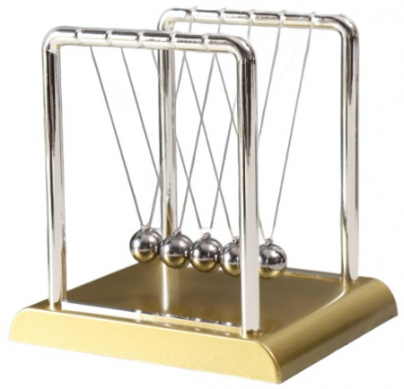 Сувенир «Шары Ньютона», 13,5*11*13,5 см, золотистые Сувенир «Шары Ньютона», 13,5*11*13,5 см, золотистые