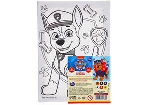 Картина по номерам на холсте Sima-Land, 21×15 см, «Гончик. Paw Patrol»