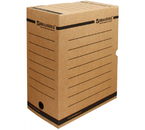 Короб архивный из гофрокартона с клапаном Brauberg Valved, корешок 150 мм, 260×320×150 мм, крафт Короб архивный из гофрокартона с клапаном Brauberg Valved, корешок 150 мм, 260×320×150 мм, крафт