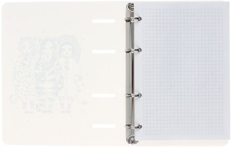 Тетрадь общая А5, 100 л. на кольцах «Эксмо», 160*215 мм, клетка, «Милашки»