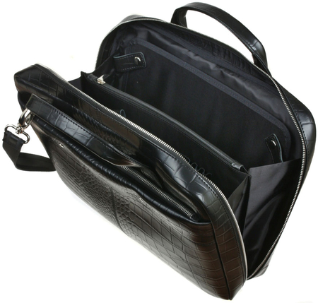 Сумка для ноутбука из натуральной кожи Versado 844/13, 380*285*70 мм, черная Сумка для ноутбука из натуральной кожи Versado 844/13, 380*285*70 мм, черная