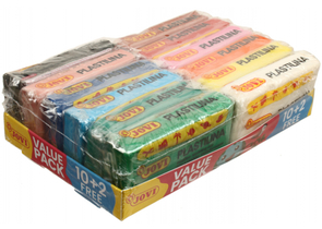 Пластилин Jovi, 12 цветов, 630 г