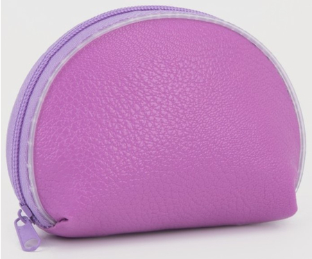 Кошелек на молнии для мелочи Sima-Land, 9*3*8 см, ассорти (цена за 1 шт.)