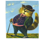 Картина «На прогулке» (Стратович В.В.), 30×25 см, холст, масло