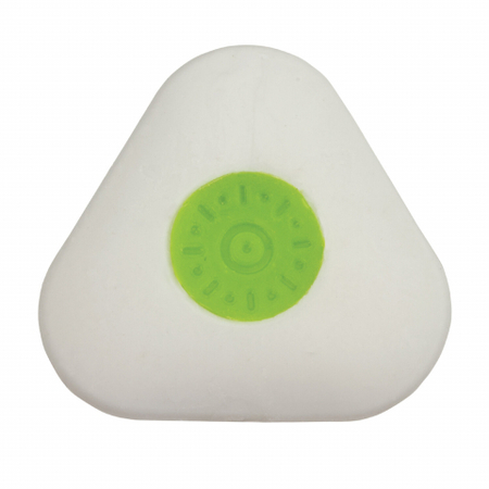 Ластик Staff College с пластиковым держателем, 30*30*5 мм, белый