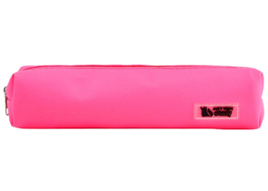 Пенал школьный из искусственной кожи ArtFox, 21×4×4 см, розовый