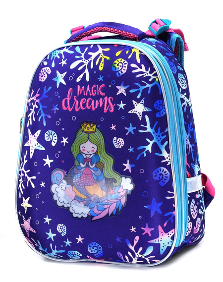 Рюкзак школьный Schoolformat Ergonomic 2 17L, 320*420*160 мм, Princess-Mermaid