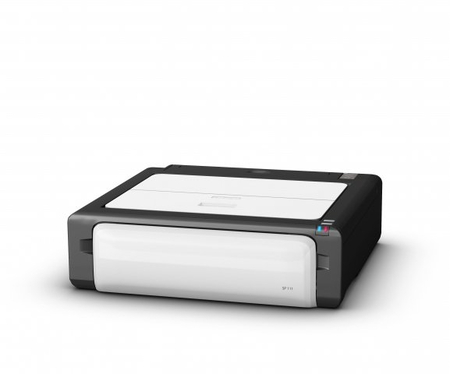 Принтер лазерный Ricoh SP 111, A4, А5, А6 лазерная черно-белая печать 1200 х 600 dpi, черно-серый