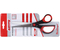Ножницы канцелярские Berlingo Office Soft, 210 мм, ручки черные с красным