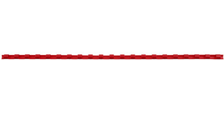 Пружина пластиковая OfficeSpace (6), 6 мм, красная