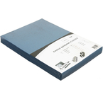 Обложки для переплета картонные Binditek, А4, 100 шт., 230 г/м², синие, тиснение «под кожу»
