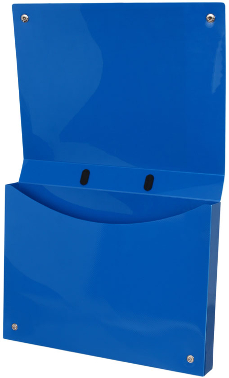 Портфель пластиковый «Подарок первокласснику», 320*240*40 мм, синий (рисунок ассорти)