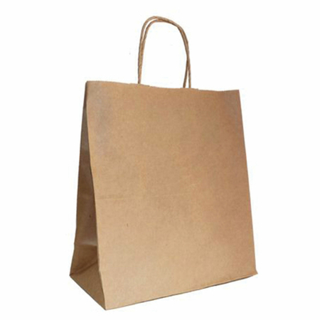 Пакет бумажный с ручками, 260*350*150 мм