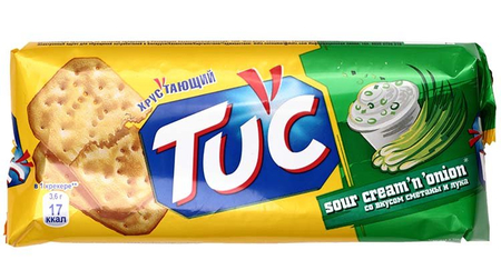 Крекер Tuc, 100 г, Sour Cream&Onion