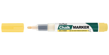 Маркер меловой MunHwa Chalk Marker, желтый