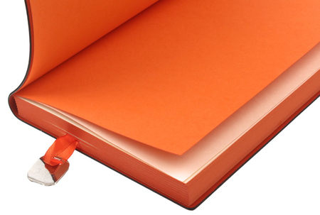 Ежедневник недатированный In Black, 120*170 мм, 136 л., оранжевый