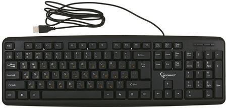 Клавиатура Gembird KB-8320U-BL, USB, проводная, черная