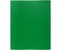 Папка пластиковая на 2-х кольцах OfficeSpace, толщина пластика 0,5 мм, зеленая